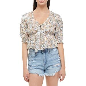 ✨Brand New✨ TRUE CRAFT Tie Front Blouse